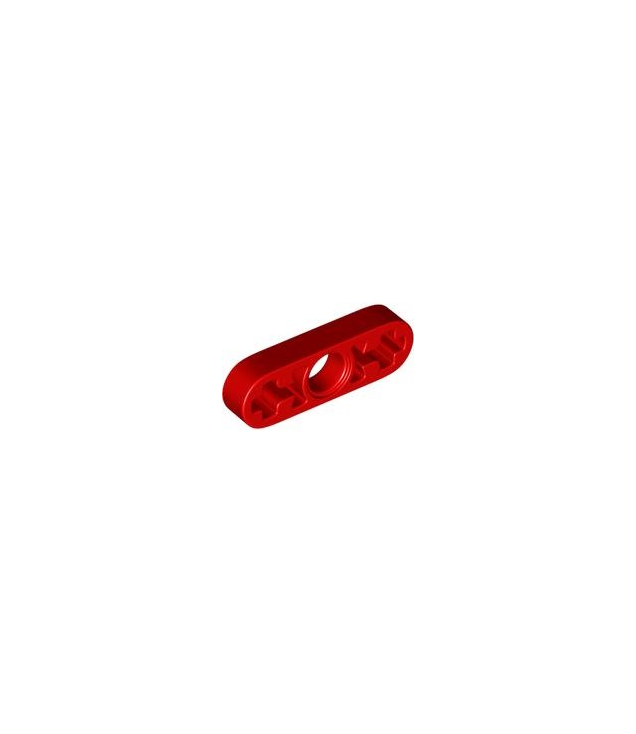 LEGO - Technic, dunne liftarm 1 x 3 met as-gaten - Red | N
