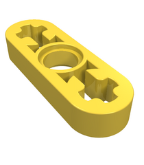 LEGO - Technic, dunne liftarm 1 x 3 met as-gaten - Yellow | N - Thumbnail