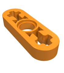 LEGO - Technic, dunne liftarm 1 x 3 met as-gaten - Orange | N - Thumbnail