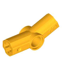 LEGO - Technic, as- en penverbinder hoek #3 – 157,5 graden - Bright Light Orange | N - Thumbnail