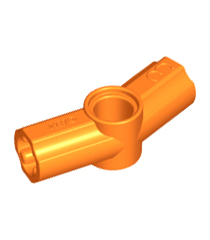 LEGO - Technic, as- en penverbinder hoek #3 – 157,5 graden - Orange | N - Thumbnail