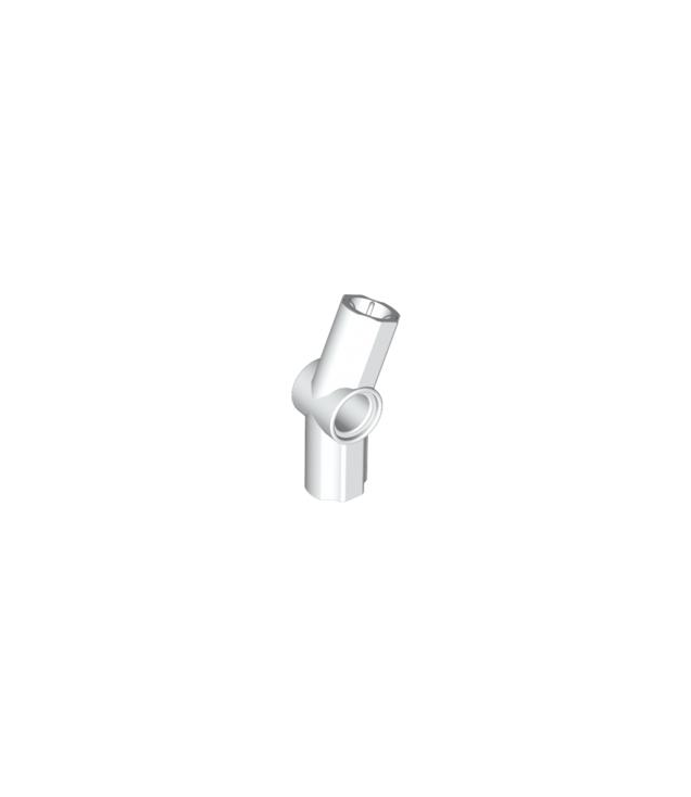 LEGO - Technic, as- en penverbinder hoek #3 – 157,5 graden - White | N