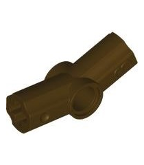 LEGO - Technic, as- en penverbinder hoek #3 – 157,5 graden - Dark Brown | N - Thumbnail