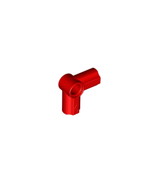 LEGO - Technic, as- en penverbinder hoek #6 – 90 graden - Red | N
