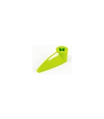 LEGO - Bionicle tandstuk 1 x 3 met as-gat (Bohrok-oog) - Lime | N - Thumbnail
