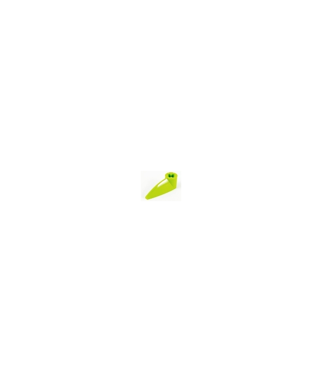 LEGO - Bionicle tandstuk 1 x 3 met as-gat (Bohrok-oog) - Lime | N