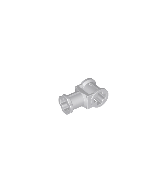 LEGO - Technic, asverbinder met as-gat - Light Bluish Gray | N