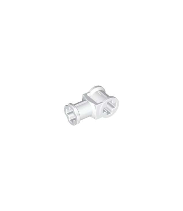 LEGO - Technic, asverbinder met as-gat - White | N