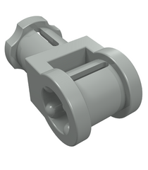 LEGO - Technic, asverbinder met as-gat - Light Gray | N - Thumbnail