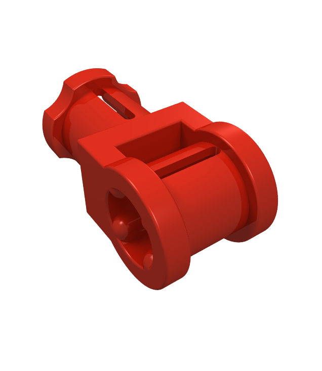 LEGO - Technic, asverbinder met as-gat - Red | N