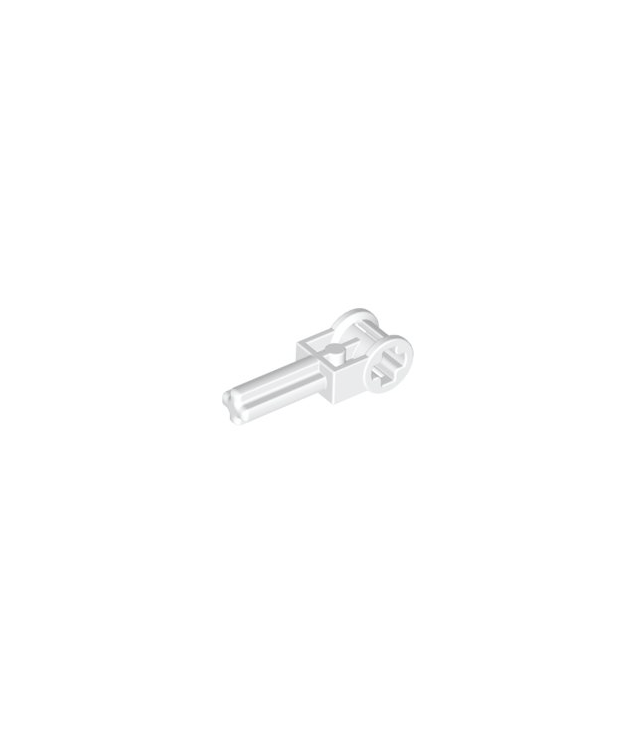 LEGO - Technic, as 2L met omkeerhendel-asverbinder - White | N