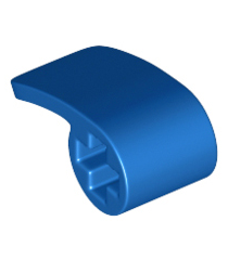 LEGO - Technic, gebogen paneel 2 x 1 x 1 - Blue | N - Thumbnail