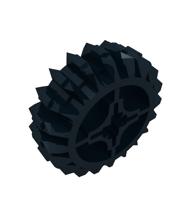 LEGO - Technic, tandwiel 20 tanden dubbel conisch - Black | N