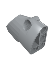 LEGO - Technic, stroomlijnpaneel #2 klein glad kort, zijde B - Light Bluish Gray | N - Thumbnail