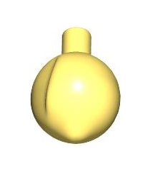 LEGO - Fruit, perzik - Bright Light Yellow | N - Thumbnail
