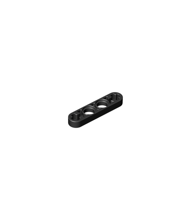 LEGO - Technic, dunne liftarm 1 x 4 met as-gaten - Black | N
