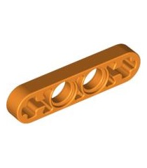LEGO - Technic, dunne liftarm 1 x 4 met as-gaten - Orange | N - Thumbnail