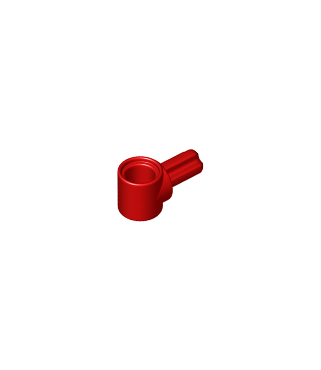 LEGO - Technic, naaf voor as- en penverbinder met 1 as - Red | N