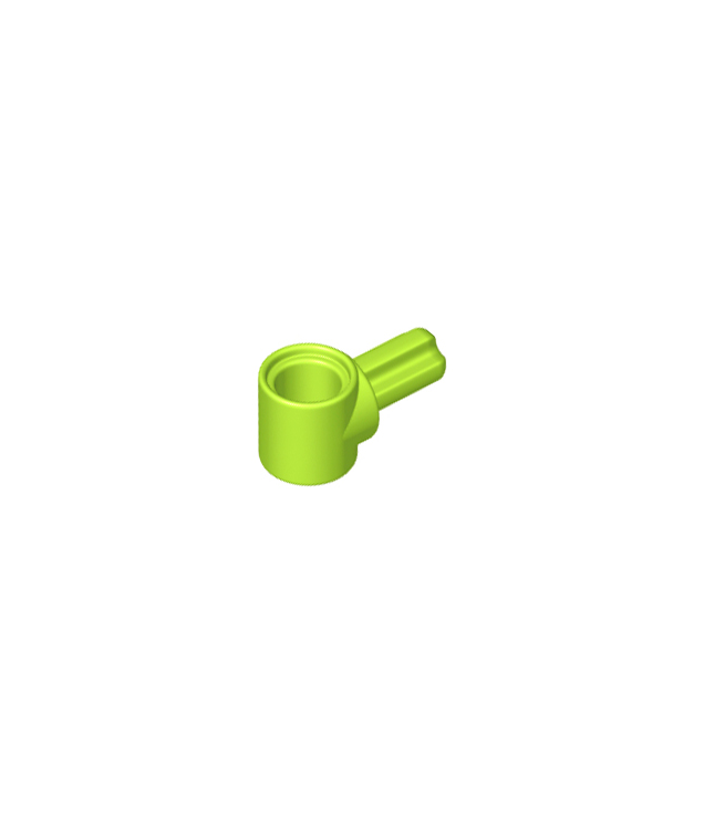 LEGO - Technic, naaf voor as- en penverbinder met 1 as - Lime | N
