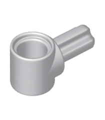 LEGO - Technic, naaf voor as- en penverbinder met 1 as - Light Bluish Gray | N - Thumbnail