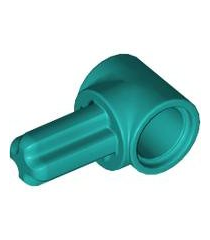 LEGO - Technic, naaf voor as- en penverbinder met 1 as - Dark Turquoise | N - Thumbnail