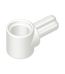 LEGO - Technic, naaf voor as- en penverbinder met 1 as - White | N - Thumbnail