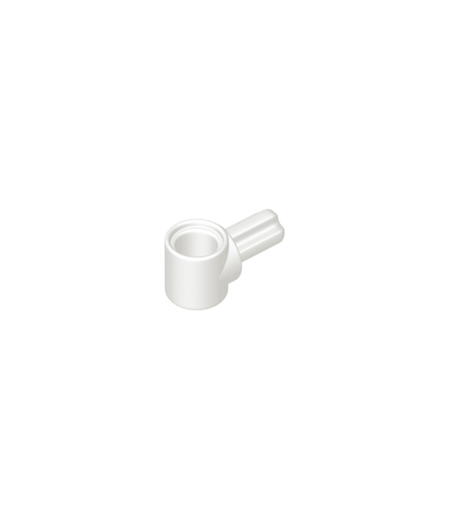 LEGO - Technic, naaf voor as- en penverbinder met 1 as - White | N