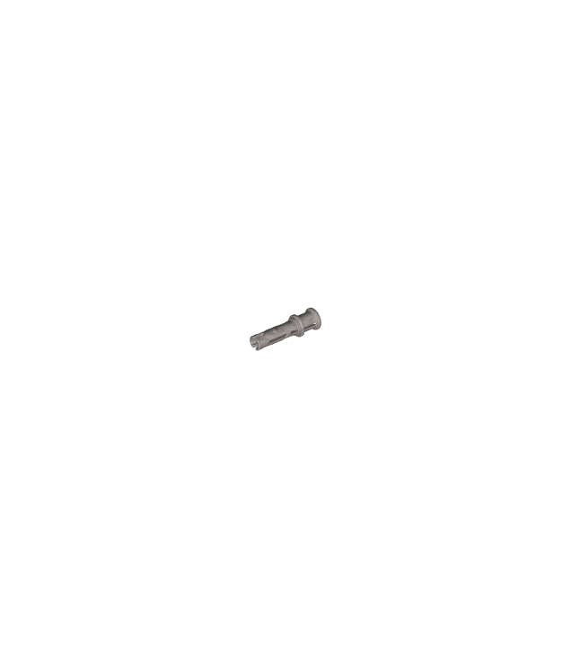 LEGO - Technic, pen 3L met wrijvingsribben en stopbus - Flat Silver | N