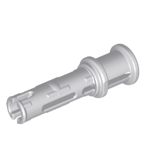 LEGO - Technic, pen 3L met wrijvingsribben en stopbus - Light Bluish Gray | N - Thumbnail