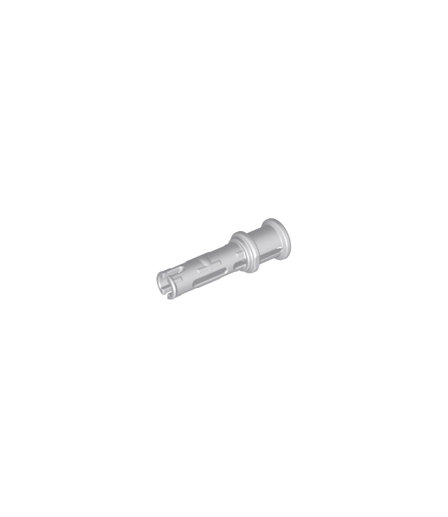 LEGO - Technic, pen 3L met wrijvingsribben en stopbus - Light Bluish Gray | N