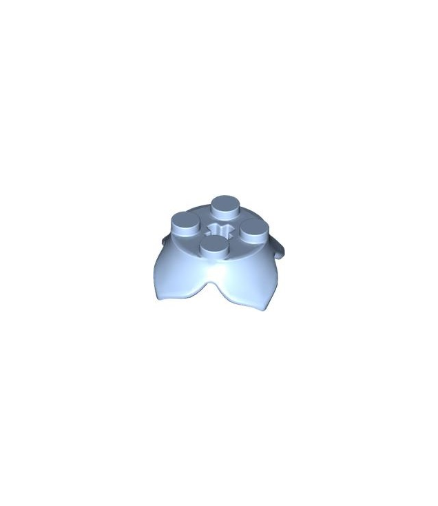LEGO - Plantbladeren 2 x 2 met 4 bloemblaadjes en as-gat - Bright Light Blue | N