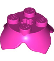 LEGO - Plantbladeren 2 x 2 met 4 bloemblaadjes en as-gat - Dark Pink | N - Thumbnail