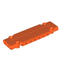 LEGO - Technic, paneelplaat 3 x 11 x 1 - Reddish Orange | N - Thumbnail