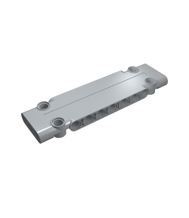 LEGO - Technic, paneelplaat 3 x 11 x 1 - Light Bluish Gray | N