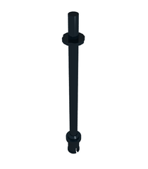 LEGO - Staaf 8L met stopringen en pen (Technic, figuuraccessoire skistok) – vlak uiteinde - Black | N - Thumbnail