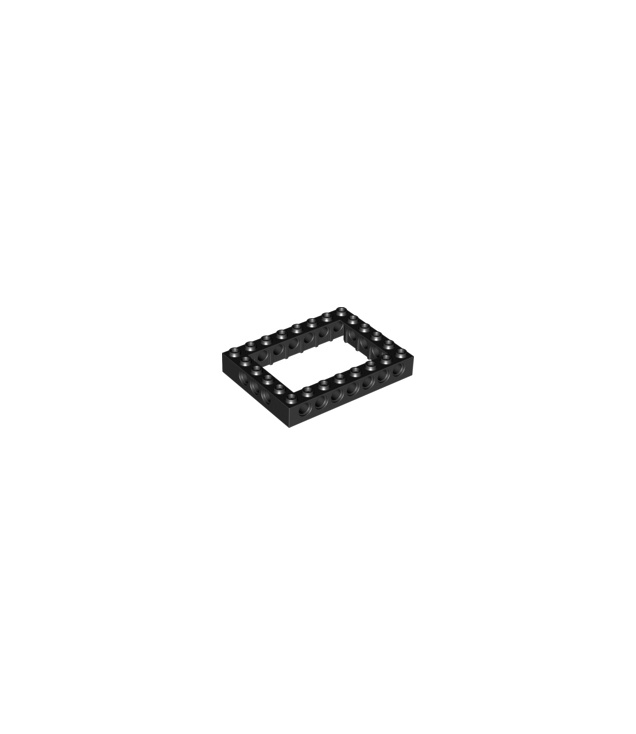 LEGO - Technic, steen 6 x 8 met open midden - Black | N