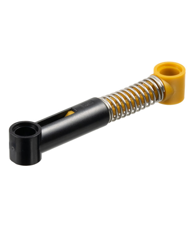 LEGO - Technic, schokdemper 6.5L met parelgouden zuigerstaaf – zachte veer met strakke windingen - Black | N