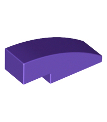 LEGO - Helling, gebogen 3 x 1 - Dark Purple | N - Thumbnail