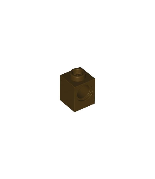LEGO - Technic, steen 1 x 1 met gat - Dark Brown | N
