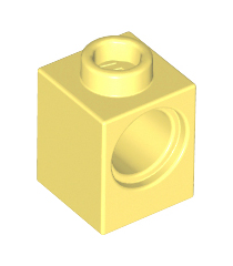 LEGO - Technic, steen 1 x 1 met gat - Bright Light Yellow | N - Thumbnail