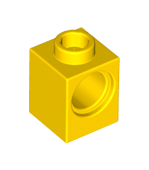 LEGO - Technic, steen 1 x 1 met gat - Yellow | N - Thumbnail
