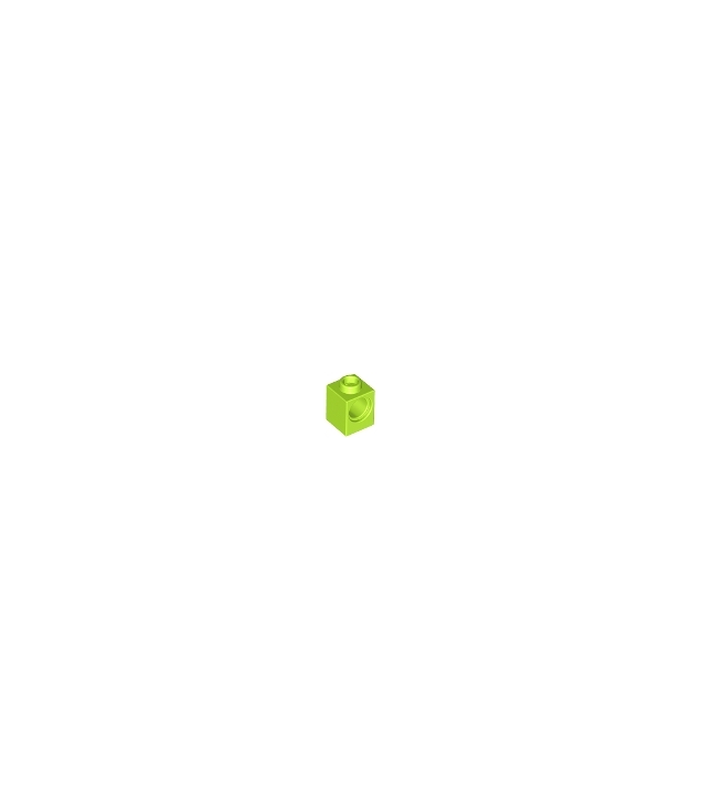 LEGO - Technic, steen 1 x 1 met gat - Lime | N