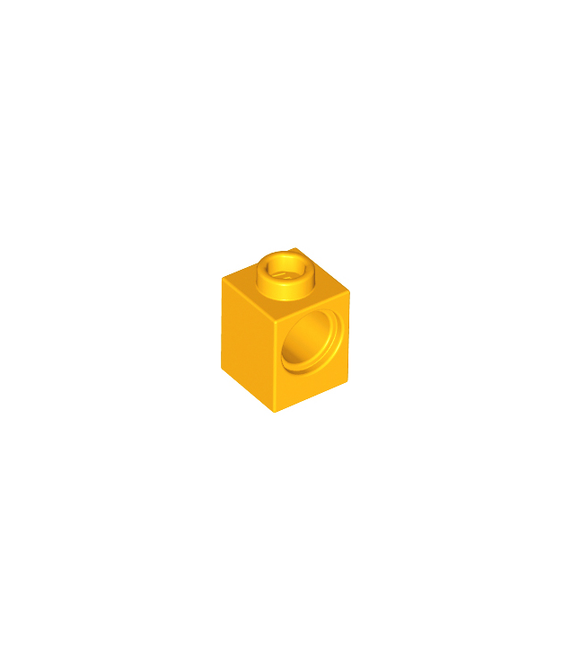 LEGO - Technic, steen 1 x 1 met gat - Bright Light Orange | N