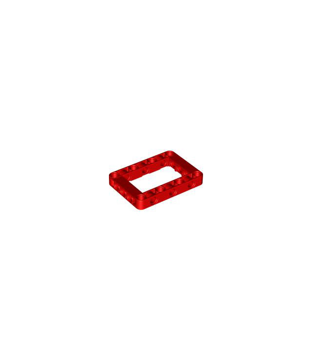 LEGO - Technic, aangepaste dikke liftarm-frame 5 x 7 met open midden - Red | N
