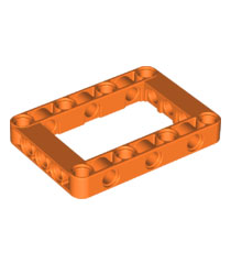 LEGO - Technic, aangepaste dikke liftarm-frame 5 x 7 met open midden - Orange | N - Thumbnail