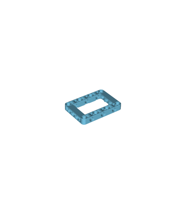 LEGO - Technic, aangepaste dikke liftarm-frame 5 x 7 met open midden - Medium Azure | N