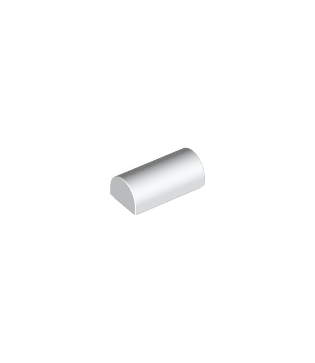 LEGO - Helling, gebogen 1 x 2 x 2/3 dubbel - White | N