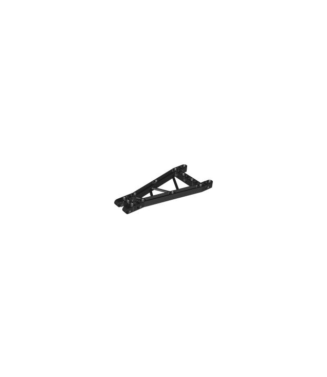 LEGO - Technic, aangepaste dikke liftarm-driehoekligger 7 x 16 - Black | N