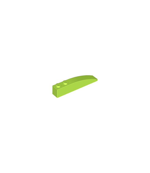 LEGO - Helling, gebogen 6 x 1 - Lime | N