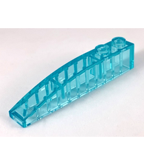 LEGO - Helling, gebogen 6 x 1 - Trans-Light Blue | N - Thumbnail